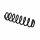 Suspension Spring Set rear coil spring Ø 10 mm EIBACH for e.g. SKODA FABIA