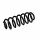 Suspension Spring Set rear axle coil spring Ø 13.2 mm EIBACH for e.g. AUDI A3