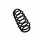 Suspension Spring Set rear coil spring Ø 11.2 mm EIBACH for e.g. VW SCIROCCO