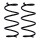 Suspension spring set front Ø 13.8 mm 390 mm EIBACH for e.g. RENAULT LAGUNA II