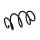 Suspension Spring Set front coil spring Ø 12.8 mm EIBACH for KIA CEED