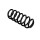 Suspension Spring Set rear coil spring Ø 12.2 mm EIBACH for PEUGEOT 307