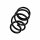 Suspension Spring Set front coil spring Ø 17 mm EIBACH for e.g. FORD TRANSIT