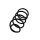Suspension Spring Set front coil spring Ø 13.2 mm EIBACH for e.g. FORD FOCUS