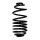 Suspension spring set rear axle Ø 14.2 mm 368 mm EIBACH for e.g. RENAULT KANGOO