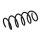 Suspension Spring Set front coil spring Ø 11.5 mm EIBACH for e.g. FIAT GRANDE