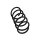Suspension Spring Set front coil spring Ø 11.5 mm EIBACH for e.g. FIAT GRANDE