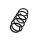 Suspension Spring Set front Ø 11.5 mm EIBACH for e.g. SKODA ROOMSTER