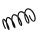 Suspension Spring Set front coil spring Ø 12 mm EIBACH for e.g. SUZUKI SPLASH