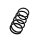 Suspension Spring Set front coil spring Ø 12 mm EIBACH for e.g. NISSAN TIIDA