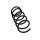 Suspension Spring Set front coil spring Ø 12 mm EIBACH for e.g. NISSAN TIIDA
