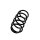 Suspension Spring Set front coil spring Ø 12.2 mm EIBACH for e.g. FIAT QUBO