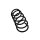 Suspension Spring Set front coil spring Ø 12.2 mm EIBACH for e.g. FIAT QUBO