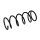 Suspension Spring Set front coil spring Ø 12.2 mm EIBACH for e.g. FORD FOCUS