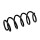 Suspension Spring Set front coil spring Ø 12.5 mm EIBACH for e.g. VW PASSAT