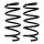 Suspension spring set front Ø 12.8 mm 310 mm EIBACH for e.g. OPEL ZAFIRA