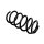 Suspension Spring Set front coil spring Ø 12.8 mm EIBACH for e.g. OPEL ZAFIRA