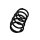 Suspension Spring Set front coil spring Ø 12.8 mm EIBACH for e.g. OPEL ZAFIRA