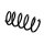 Suspension Spring Set front coil spring Ø 12.8 mm EIBACH for e.g. OPEL ZAFIRA