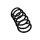 Suspension Spring Set front coil spring Ø 12.8 mm EIBACH for e.g. OPEL ZAFIRA