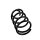 Suspension Spring Set front coil spring Ø 17.5 mm EIBACH for e.g. FORD TRANSIT