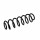 Suspension Spring Set rear coil spring Ø 9.8 mm EIBACH for SEAT IBIZA and others