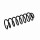 Suspension Spring Set rear axle coil spring Ø 10 mm EIBACH for e.g. VW GOLF
