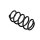 Suspension Spring Set Front Axle Coil Spring Ø 12.8 mm EIBACH for e.g. VW CC
