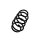 Suspension Spring Set Front Axle Coil Spring Ø 12.8 mm EIBACH for e.g. VW CC