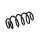 Suspension Spring Set Front Axle Coil Spring Ø 12.8 mm EIBACH for e.g. VW CC