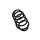 Suspension Spring Set Front Axle Coil Spring Ø 12.8 mm EIBACH for e.g. VW CC