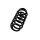 Suspension Spring Set rear coil spring Ø 10.2 mm EIBACH for e.g. SMART FORTWO