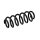 Suspension Spring Set rear coil spring Ø 10.2 mm EIBACH for e.g. SMART FORTWO