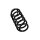 Suspension Spring Set rear coil spring Ø 10.2 mm EIBACH for e.g. SMART FORTWO
