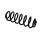 Suspension Spring Set rear axle coil spring Ø 12 mm EIBACH for e.g. VW JETTA