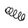 Suspension Spring Set front coil spring Ø 11.2 mm EIBACH for e.g. SKODA FABIA