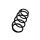 Suspension Spring Set front coil spring Ø 11.2 mm EIBACH for e.g. SKODA FABIA