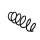 Suspension Spring Set front coil spring Ø 11 mm EIBACH for e.g. FORD FIESTA