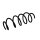 Suspension Spring Set front coil spring Ø 11 mm EIBACH for e.g. FORD FIESTA