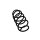 Suspension Spring Set front coil spring Ø 11 mm EIBACH for e.g. FORD FIESTA