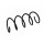 Suspension Spring Set front coil spring Ø 12.8 mm EIBACH for e.g. MB C-CLASS