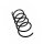 Suspension Spring Set front coil spring Ø 12.8 mm EIBACH for e.g. MB C-CLASS