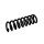 Suspension Spring Set rear coil spring Ø 14.2 mm EIBACH for e.g. MB E-CLASS