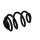 Suspension Spring Set rear axle coil spring Ø 14.5 mm EIBACH for e.g. VW GOLF
