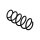 Suspension Spring Set front coil spring Ø 11 mm EIBACH for e.g. OPEL CORSA