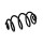 Suspension Spring Set rear coil spring Ø 12.5 mm EIBACH for e.g. OPEL ASTRA