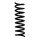 Suspension spring set front axle Ø 14 mm 377 mm EIBACH for e.g. MB C-CLASS