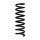 Suspension spring set front axle Ø 13.5 mm 370 mm EIBACH for e.g. MB C-CLASS