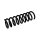 Suspension Spring Set front coil spring Ø 13.5 mm EIBACH for e.g. MB C-CLASS