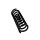 Suspension Spring Set front coil spring Ø 13.5 mm EIBACH for e.g. MB C-CLASS